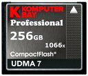 【中古】【未使用 未開封品】Komputerbay 256GB Compact Flash メモリカード 1066X CF 書く155MB/s, 読む160MB/s UDMA 7 RAW コンパクトフラッシュメモリカード