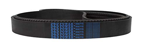 D&D PowerDrive 5VX1150/06 Banded Belt, 5/8" x 115" OC, 6 Bands, Rubber