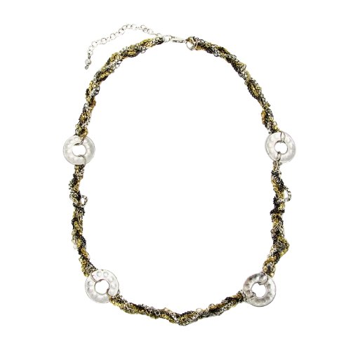 樂天商城 - 【中古】【未使用・未開封品】点線ディスクメタリックChainlinkネックレス???worldfinds