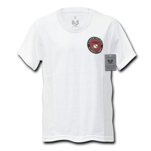 【中古】【未使用・未開封品】Rapid Dominance S26-MCE-WHT-05 Basic Marines Emb Military T Shirt44;..