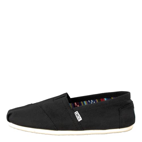 【中古】【未使用・未開封品】Toms Men's Alpargata Canvas Black Ankle-High Flat Shoe - 11M