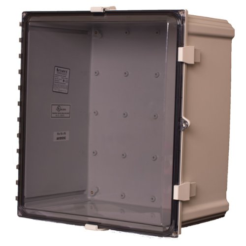 【中古】【未使用・未開封品】Attabox Heartland AH181610C ポリカーボネートエンクロージャー ヒンジ付き ロック式 クリアカバー 18 x 16 x 10インチ