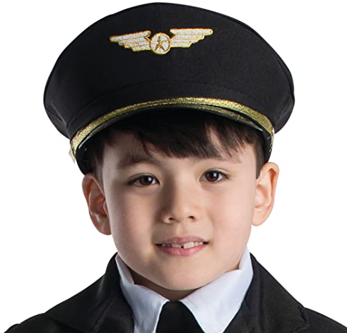 【中古】【未使用・未開封品】[ドレスアップアメリカ]Dress Up America Kids Pilot Hat 401 [並行輸入品]