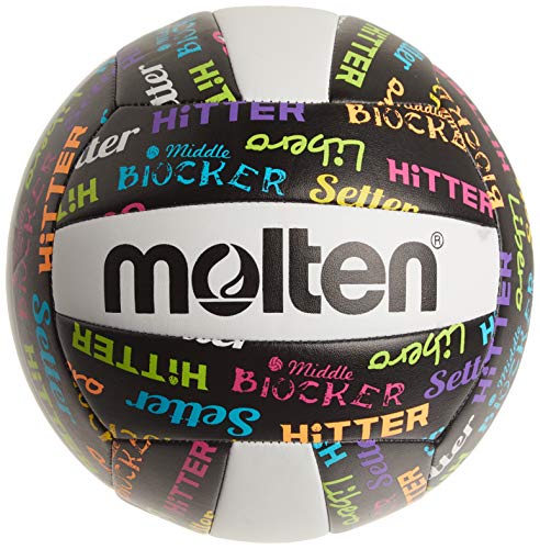 (Black/Neon Colors) - Molten Recreational Volleyball