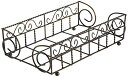 【中古】【未使用・未開封品】Boston International Guest Towel Caddy, Garden Gate Design in Antique Brass by Boston International