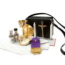 【中古】【未使用・未開封品】Mass Kit Includes: Chalice, Paten, Pyx, Crucifix, 2 Glass Bottles,...