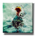 【中古】【未使用・未開封品】Cortesiホーム" Delirium " by Mario Sanchez Nevado、Gicleeキャンバス印刷 18" x 18" CH-CA181824