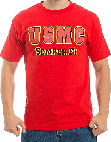 【中古】【未使用・未開封品】Rapid Dominance S25-USM-RED-01 Classic Military T-Shirt, USMC, Red, ..
