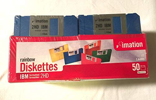 Imation 50?ctレインボーフロッピーディスクIBM 2hd 1.44?MB ( Discontinued )