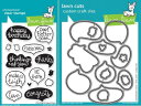 【中古】【未使用・未開封品】Lawn Fawn Chit Chat Clear Stamp and Die Set - Includes One Each of LF669 (Stamp) & LF670 (Die) - Custom Set by Lawn Fawn(3)