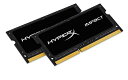 【中古】【未使用・未開封品】キングストン Kingston ノート用 オーバークロック PCメモリ DDR3L-1600 (PC3L-12800) 8GBx2枚 HyperX Impact CL9 1.35V Non-ECC SO-DIMM 204pin(2)