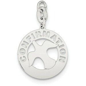 【中古】【未使用・未開封品】Finejewelers スターリングシルバー 光沢仕上げ 堅信礼鳩チャーム, 金属, 不明