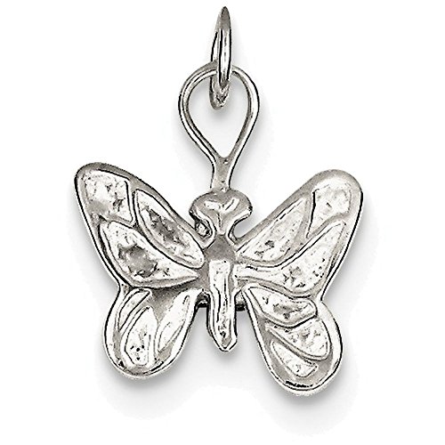 【中古】【未使用・未開封品】Finejewelers スターリングシルバー バタフライチャーム