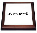 【中古】【未使用・未開封品】TRV 185029?InspirationzStore Loveシリーズ???Amore、Word for Love in Italian romantic世界言語、イタリアテキスト???五徳 8 by 8" ブ