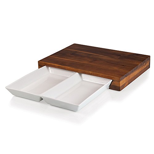 Picnic Time 965-00-506-000-9 Compagno Cutting Board & Serving Dish Set - Acacia
