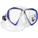 【中古】【未使用 未開封品】SCUBAPRO Spectra Dive Mask Clear Skirt Silver / BLue