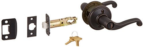 【中古】【未使用・未開封品】Schlage f51afla716?Aged Bronze Flair Keyedエントリf51?aパニックProofドアレバー [並行輸入品]
