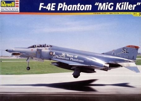 【中古】【未使用・未開封品】Revell F-4E Phantom "MiG Killer" 1:32 Scale Military Model Kit