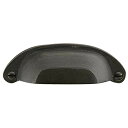 【中古】【未使用・未開封品】Emtek 86326?Sandcast Bin 3インチセンターにセンターカップキャビネットプルからThe Rusti、 8632...
