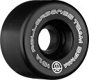 【中古】【未使用・未開封品】(57mm, Black) - Rollerbones Team Logo 101A Recreational Roller Ska...
