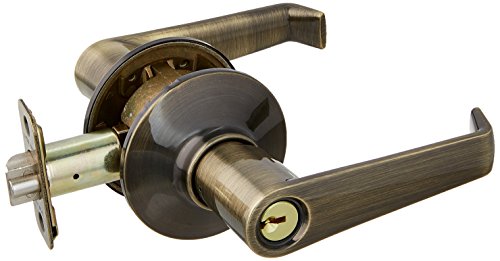 Rakuten - 【中古】【未使用・未開封品】Schlage F51AELA609 アンティーク 真鍮 Elan 鍵付きエントリー F51A パニックプルーフドアレバー