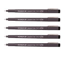 【中古】【未使用 未開封品】Staedtler 0.05 mm Pigment Liner Fineliner Sketching Drawing Drafting Pens by Staedtler