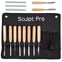 【中古】【未使用・未開封品】Wood Carving Chisel Set- 13 pc Professional Wood Carving Tools wit...
