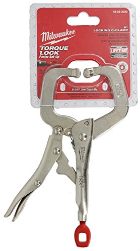 š̤ۡѡ̤ʡMilwaukee 48-22-3532 15cm C Clamp Torque Lock Plier