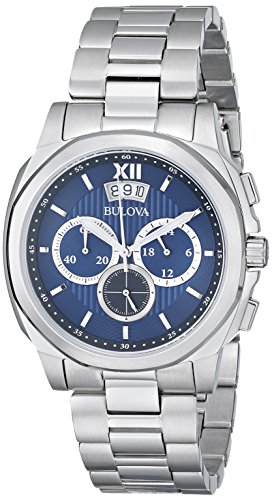 【中古】【未使用・未開封品】BULOVA Chronograph Blue Dial 96B219(4)