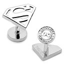 【中古】【未使用・未開封品】メンズシルバーSuperman Shield Cufflinksシルバーカフリンク カラー: シルバー