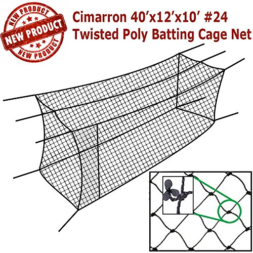 š̤ۡѡ̤ʡ(30x12x10) - 24 Batting Cage Net and Frame Corners