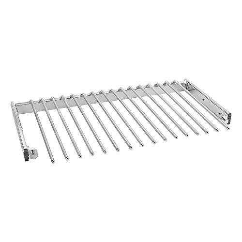 【中古】【未使用 未開封品】Rev-A-Shelf PSC-3014CR 30インチ スチール クローゼット プルアウト トラウザー パンツ ラック 省スペース ストレージ オーガナイザー 16ペアの