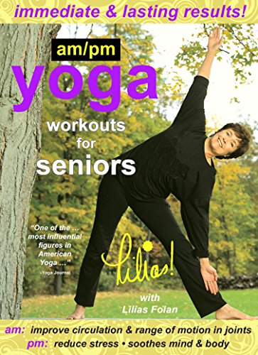 Lilias! AM/PM Yoga Workouts For Seniors, Improve Circulation, Range of Motion in Joints, Reduce Stress, Soothes Mind &