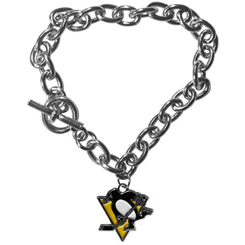 楽天AJIMURA-SHOP【中古】【未使用・未開封品】Siskiyou Sports HCBR100 Pittsburgh Penguins Charm Chain Bracelets