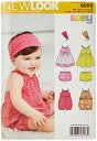 【中古】【未使用 未開封品】Simplicity Creative Patterns New Look 6292 Babies 039 Romper, Dress, Panties and Headband, A (NB-Small-Medium-Large) by Simplicity Creativ