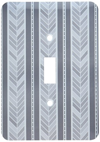 【中古】【未使用・未開封品】3dRose lsp_193769_1 グレー ヘリンボーンパターン グレー トライバル シ..