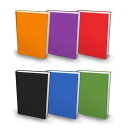 【中古】【未使用・未開封品】Reusable 6 Solid Print Pack - Stretchable Jumbo Fabric Book Cover By Book Sox
