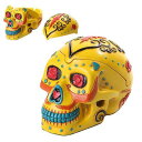 【中古】【未使用・未開封品】PTC Pacific Giftware Day of The Dead テーマ スカル 手塗り 樹脂灰皿 イエロー