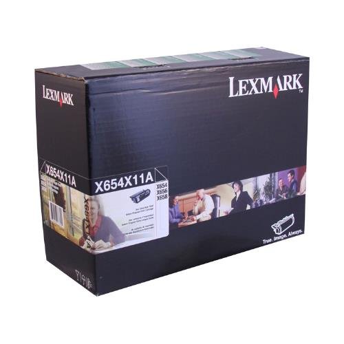 LEXMARK - 【中古】【未使用・未開封品】Lexmark X654X11A OEMトナー - X654 X656 X658シリーズ エクストラハイイールドリターンプログラムトナー (36000枚) OEM