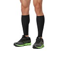 【中古】【未使用・未開封品】2XU Elite MCS 圧縮ふくらはぎガード ブラック/ネロ Sサイズ