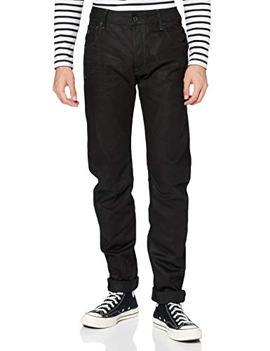 【中古】【未使用・未開封品】G-Star Raw メンズ アーク ジップ 3D スリムフィット ジーンズ ホイスト ブラックデニム, ミディアムエイジド(Medium Aged), 29W x 32L