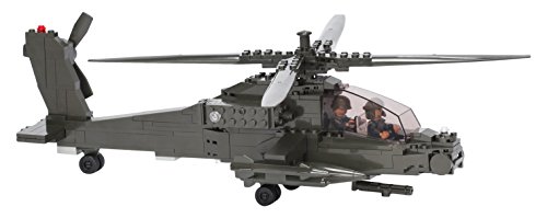 【中古】【未使用・未開封品】Ultimate Soldier Attack Helicopter Military Building Kit, Grey