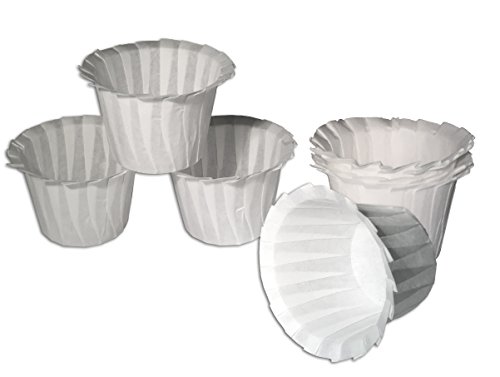 Ekobrew Universal Optional Paper Filters for Refillable K-cups for Keurig Brewers, 300 Count by ekobrew