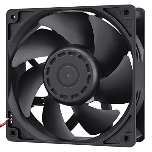 Rakuten - 【中古】【未使用・未開封品】Gdstime デュアルボール ベアリング 高エアフロー 高速圧 4500rpm 12038 12cm 120mmx38mm 5インチ 12V DC冷却ファン (12V)
