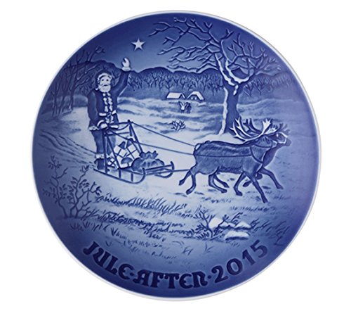 【中古】【未使用・未開封品】Bing & Grondahl 2015 Annual Christmas Plate, 1902215, Santa's Presents