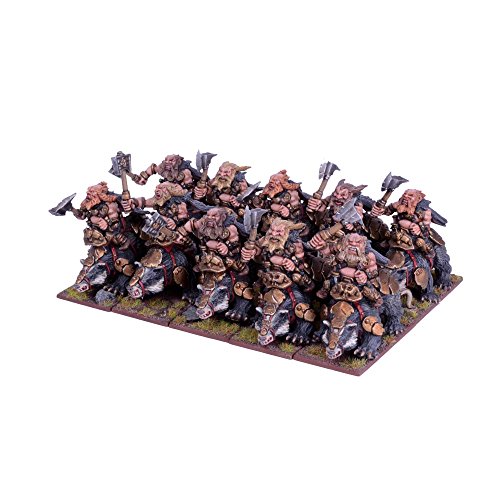 š̤ۡѡ̤ʡKings of War: Dwarf Berserker Brock Riders Regiment (10)