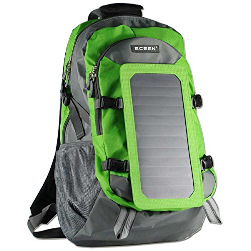 【中古】【未使用・未開封品】Hiking Backpack, 7 Walls Solar Panel Charge(並行輸入品) (Green)