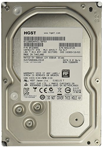 【中古】【未使用・未開封品】HGST Ultrastar 7?K6000?hus726040ale610?4?TB 3.5?& # 34?;内蔵ハードド..