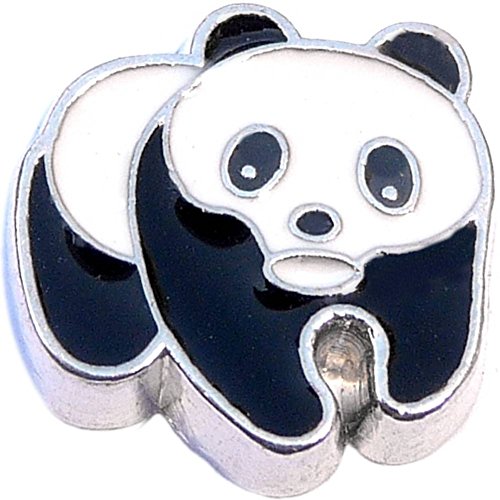 【中古】【未使用・未開封品】パンダSilvertoneフローティングロケットチャーム