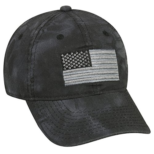 yÁzygpEJiz(Kryptek Typhon Camo) - Kryptek Adjustable Closure Tonal American Flag Cap